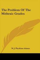 The Problem Of The Mithraic Grades