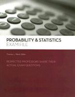 Probability & Statistics Exam File