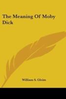 The Meaning Of Moby Dick