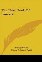 The Third Book Of Sanskrit