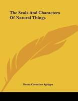 The Seals And Characters Of Natural Things