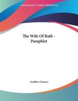 The Wife Of Bath - Pamphlet