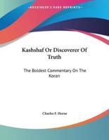 Kashshaf Or Discoverer Of Truth