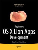 Beginning OS X Lion Apps Development