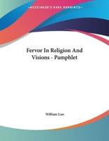 Fervor in Religion and Visions - Pamphlet