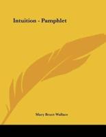 Intuition - Pamphlet