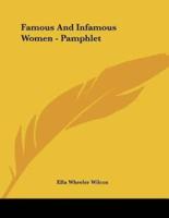Famous and Infamous Women - Pamphlet
