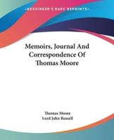 Memoirs, Journal And Correspondence Of Thomas Moore