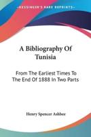 A Bibliography Of Tunisia