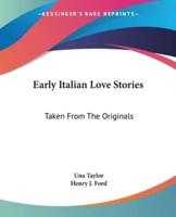 Early Italian Love Stories