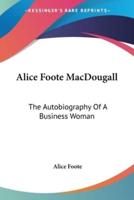 Alice Foote MacDougall