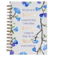 Journal Wirebound Large Serenity Prayer