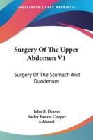 Surgery Of The Upper Abdomen V1
