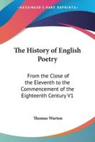 The History of English Poetry