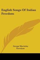 English Songs Of Italian Freedom