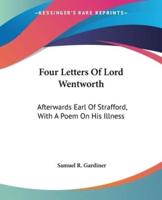 Four Letters Of Lord Wentworth