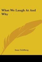 What We Laugh At And Why