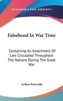 Falsehood In War Time