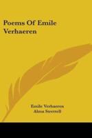 Poems Of Emile Verhaeren