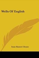 Wells Of English