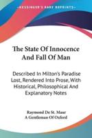 The State Of Innocence And Fall Of Man