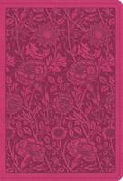 Large Print Compact Bible-ESV-Floral Design