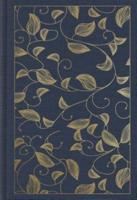 ESV Student Study Bible (Cloth Over Board, Navy, Vine Design)