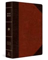 ESV Super Giant Print Bible (Trutone, Brown/Cordovan, Portfolio Design)