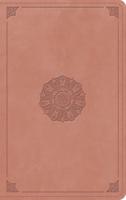 ESV Thinline Bible (Trutone, Blush Rose, Emblem Design)