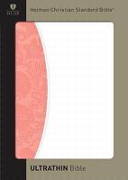 HCSB Ultrathin Reference Bible, Blush/White Simulated Leather