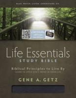 Life Essentials Study Bible, Black Bonded Leather Indexed