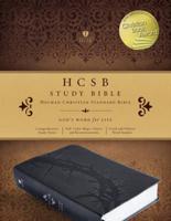 HCSB Study Bible, Charcoal LeatherTouch