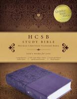 HCSB Study Bible, Purple LeatherTouch, Indexed