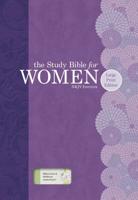 The Study Bible for Women: NKJV Large Print Edition, Willow Green/Wildflower LeatherTouch
