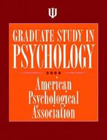 Graduate Study in Psychology 2008