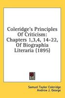 Coleridge's Principles Of Criticism