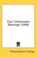 That Unfortunate Marriage (1888)