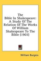 The Bible In Shakespeare