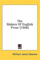 The Makers Of English Prose (1906)