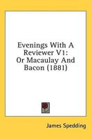 Evenings With a Reviewer V1