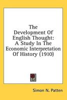 The Development Of English Thought