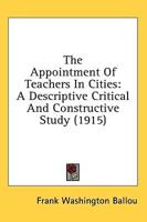 The Appointment Of Teachers In Cities