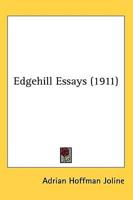 Edgehill Essays (1911)