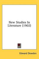New Studies In Literature (1902)