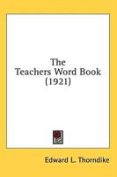 The Teachers Word Book (1921)