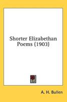 Shorter Elizabethan Poems (1903)