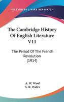 The Cambridge History Of English Literature V11