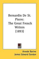 Bernardin De St. Pierre