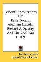 Personal Recollections Of