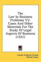 The Law In Business Problems V2